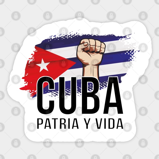 Patria Y Vıda Cuba Light Sticker by nilenberg